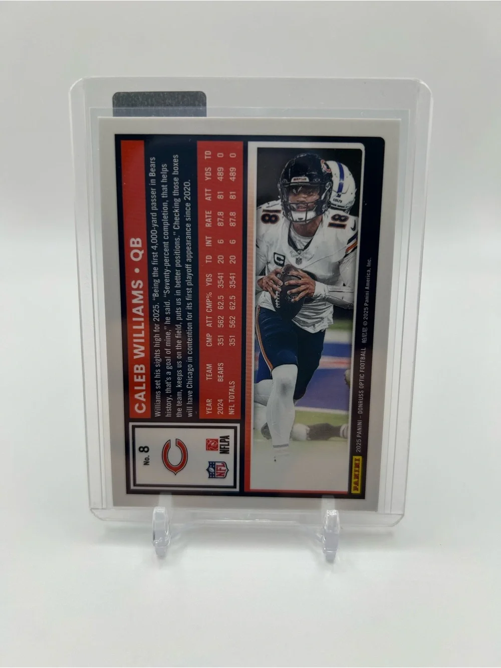 Caleb Williams Chicago Bears Football Trading Card 🏈